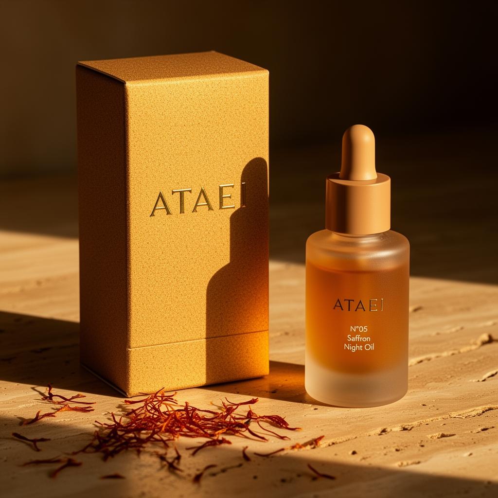 Saffron Night Oil outer packaging